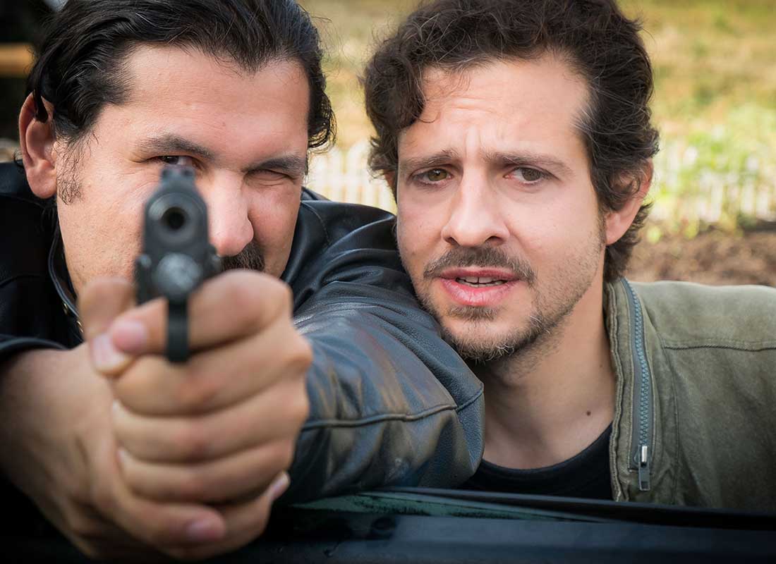 Enea Lanzarone in einer Filmszene